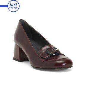 FLY LONDON Burgundy Made In Portugal Patent Leather Comfort Pumps